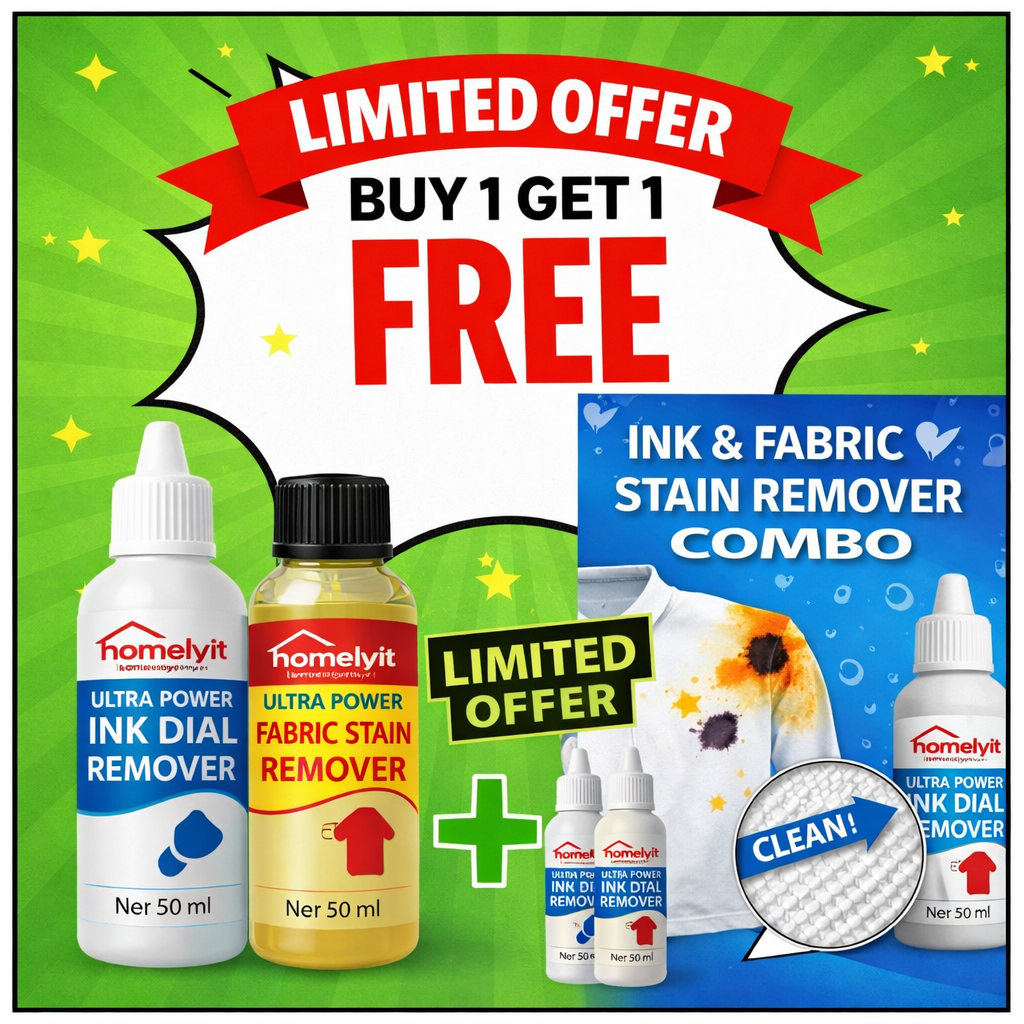 All in One Fabric Stain Remover 100ml (Pack of 2 Bottle 50ml Each)